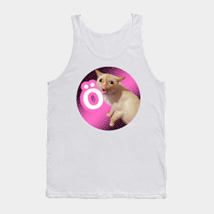 Funny cat Tank Top